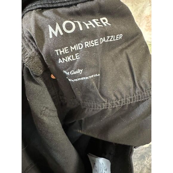 NWT Mother The Mid Rise Dazzler Ankle Step Fray In Not Guilty Size 34 - Picture 8 of 9